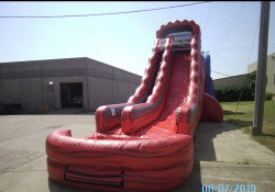 24 foot Red Marble Slide